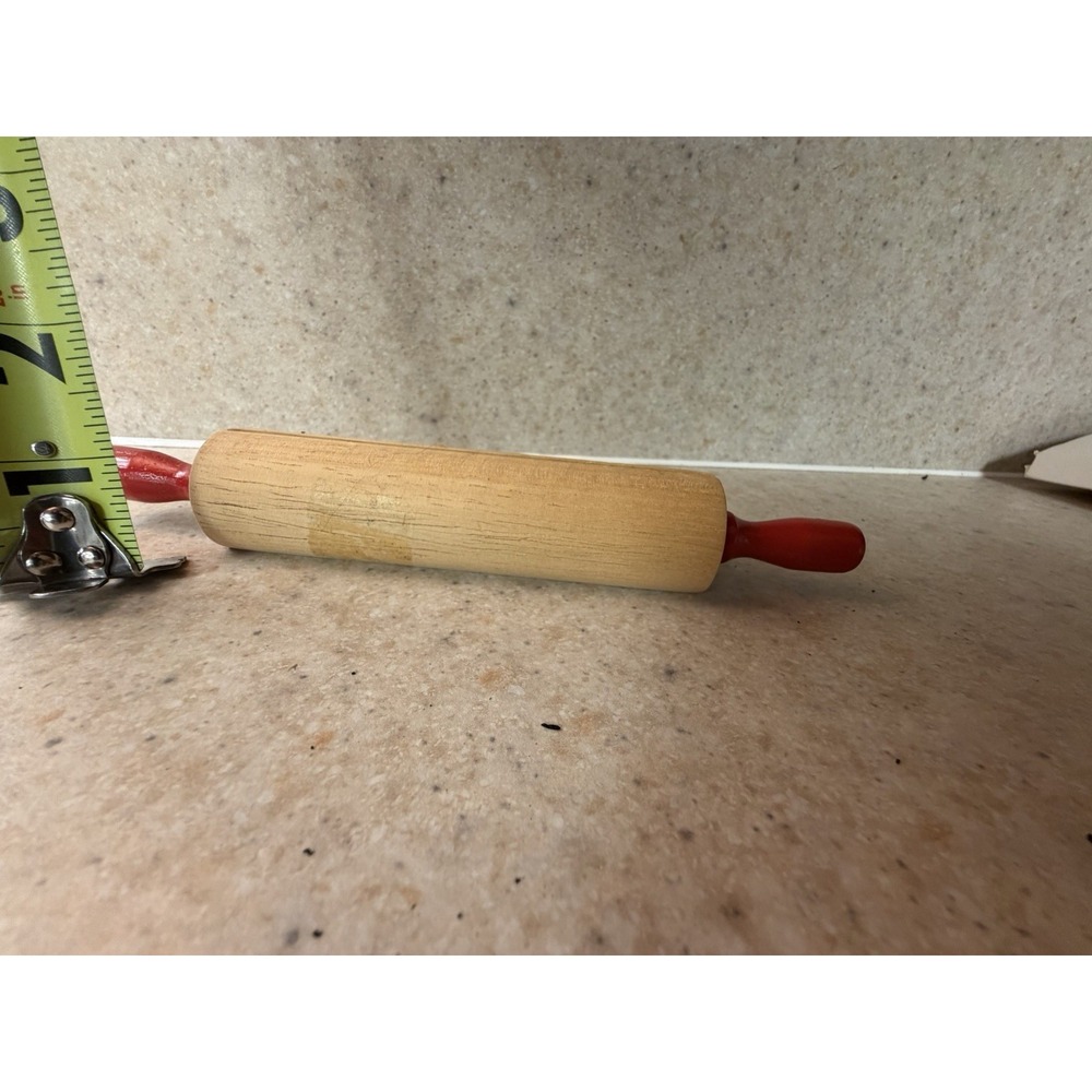 Mountain Woods Rolling Pin Recipe Card Holder Wood Kitchen Cookbook Display